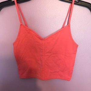 Pink Cropped tank top